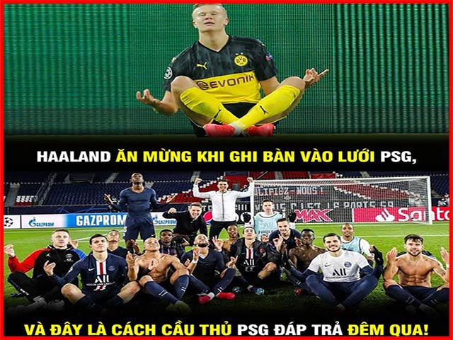 Tranh vui - PSG hạ đẹp Dortmund, Neymar và đồng đội "cà khịa" Haaland cực mạnh