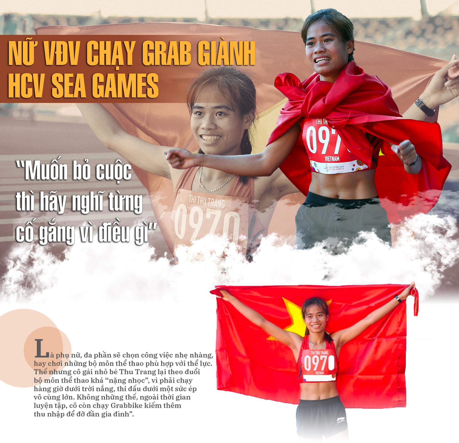 Nữ VĐV chạy Grab giành HCV SEA Games: “Muốn bỏ cuộc hãy nghĩ từng cố gắng vì điều gì” - 1