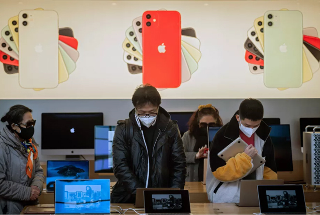 Apple đã mở lại toàn bộ cửa hàng Apple Store tại Trung Quốc.