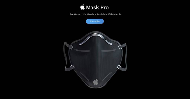 Choáng với mức giá của ý tưởng khẩu trang Apple Mask Pro - 2