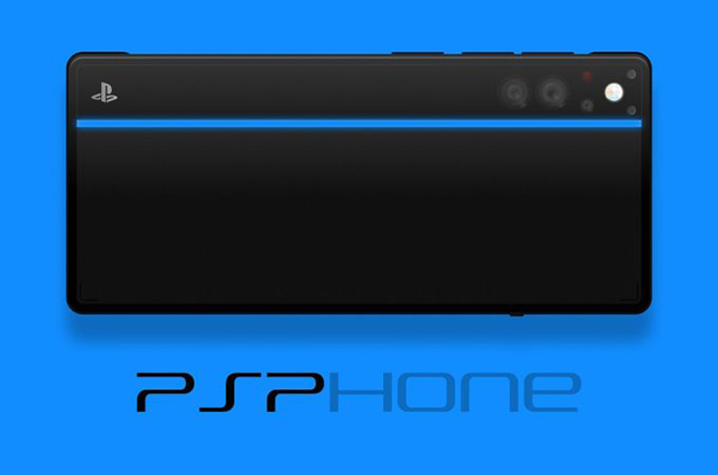 Thiết bị này có thiết kế hình chữ nhật tạo cảm giác hơi giống máy ảnh Cyber-shot. Nó có dòng màu xanh thể hiện thương hiệu PlayStation ở phía sau có thể sáng lên giống như dòng PlayStation 4. Nhà thiết kế tuyên bố rằng ông muốn dựa trên thiết kế điện thoại Xperia mới nhất của Sony nhưng với một vài tinh chỉnh để nó hấp dẫn hơn.
