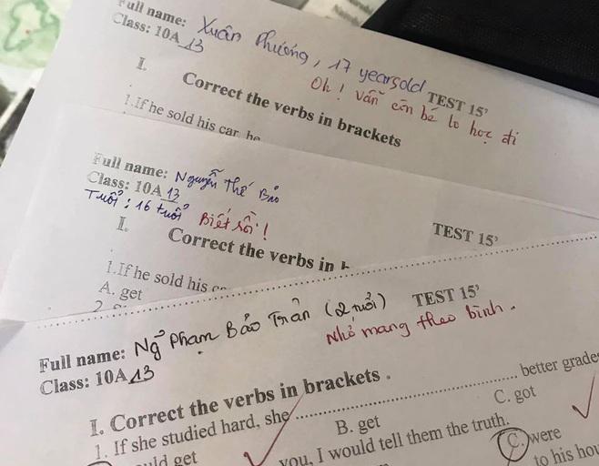 Lời phê kèm theo chứng tỏ độ "lầy lội" của cô giáo cũng "không phải dạng vừa đâu". Ảnh:MXH