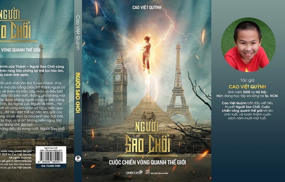 Bìa cuốn sách "Người sao chổi" mới xuất bản của Cao Việt Quỳnh