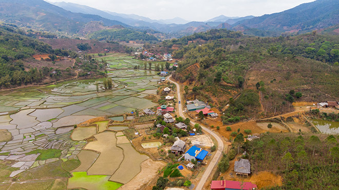 Khu vực Triền Trung, Sơn La – nơi khách hàng Cầm Vinh Quang, trúng giải đặc biệt “Ngà Quà Tặng – Vạn Tri Ân” cư trú.