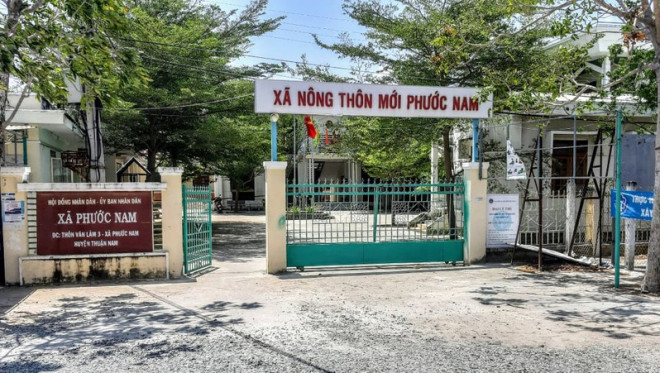UBND xã Phước Nam đã có báo cáo về tình hình dịch bệnh. Ảnh: Tự Sang&nbsp;