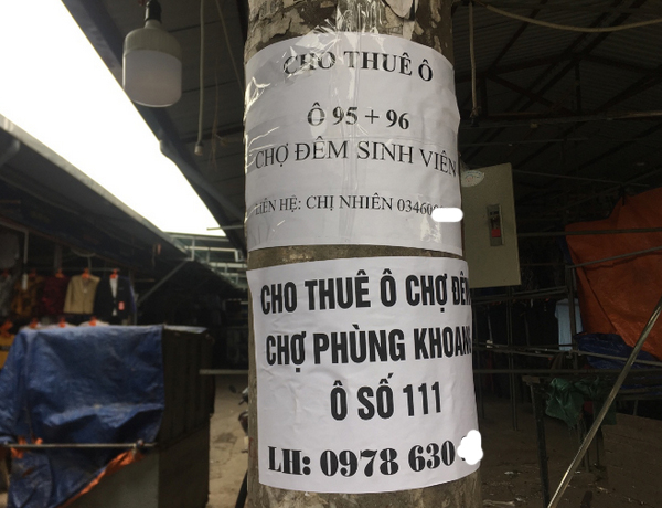 Rất nhiều chủ ki ốt đăng tin cho thuê mặt bằng kinh doanh ở thời điểm hiện tại