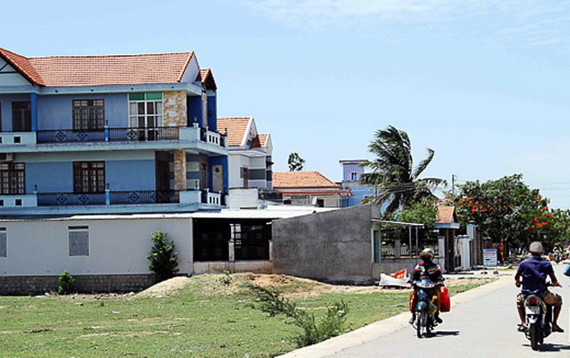 Một khu dân cư ở xã Phước Nam. Ảnh: NT