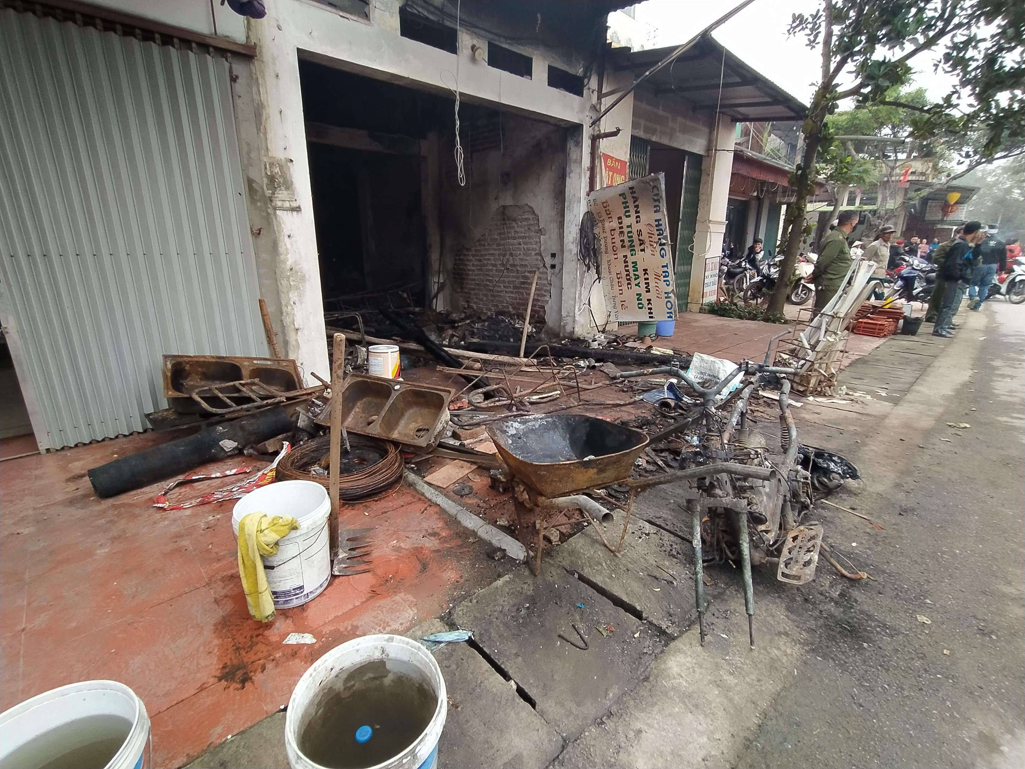 Hiện trường vụ cháy khiến 3 người tử vong