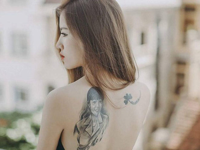 Xăm cả gia đình lên ngực và loạt hình xăm táo bạo của gái Việt - 6
