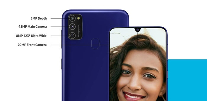 Galaxy M21 trình làng với ba camera, giá siêu rẻ - 2