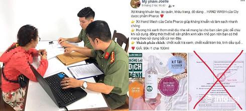 N.L.K.Q (sinh năm 1990, trú tại quận Hải Châu, Đà Nẵng) bị phạt vì thông tin sai sự thật, giả mạo cơ quan tổ chức cá nhân trên không gian mạng để quảng cáo, bán hàng.