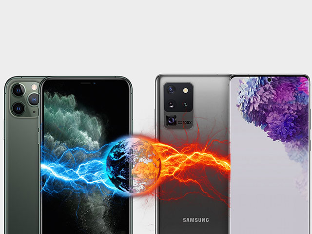 Samsung Galaxy S20 Ultra đối đầu iPhone 11 Pro Max: ”Long tranh hổ đấu”