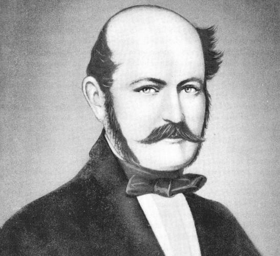 Bác sĩ Ignaz Semmelweis, người đầu tiên phát hiện tầm quan trọng của việc rửa tay (ảnh: Daily Star)