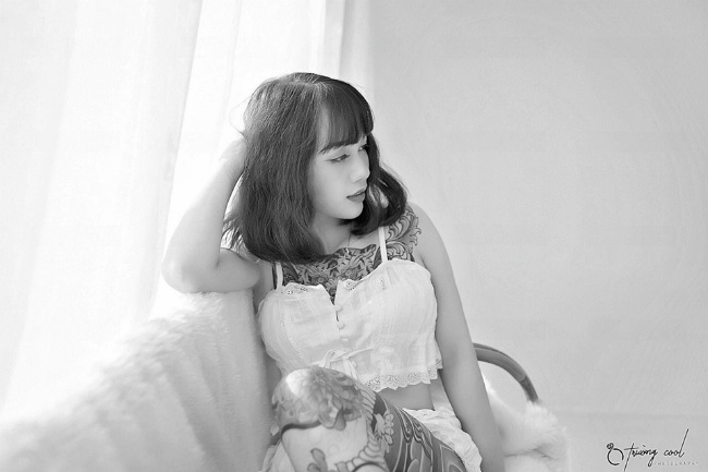 Ngoài theo yếu tố phong thủy thì đa phần Nguyễn Thị Mai chọn các hình xăm vì sở thích, thấy đẹp là xăm chứ không quá cầu kỳ này kia.