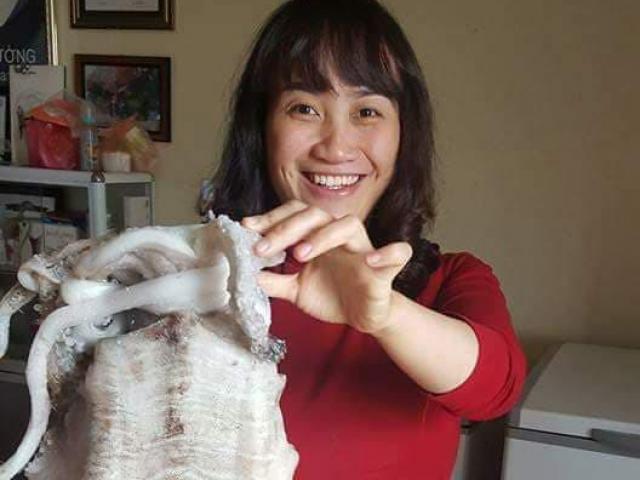 Thị trường - Tiêu dùng - Mực lá "siêu to" gần nửa triệu đồng/kg hút khách Hà Nội