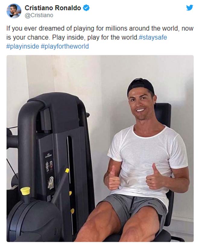 Ronaldo đón đại hỷ giữa mùa dịch, ý tưởng lạ thỏa cơn khát tập gym - 2