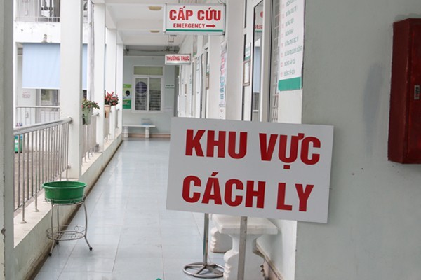 Khu vực cách ly tại một cơ sở y tế. (Ảnh: TP)