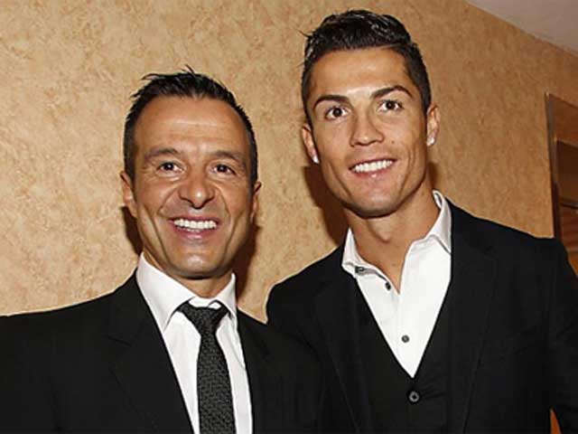 Jorge Mendes và&nbsp;Cristiano Ronaldo