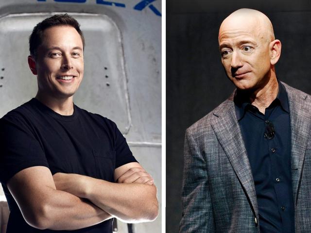 Hành trình trở thành tỷ phú của 2 ông chủ Amazon và Tesla