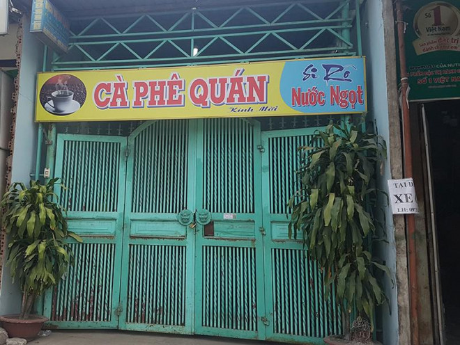Quán cà phê nơi T. làm việc. Ảnh: V.Hội