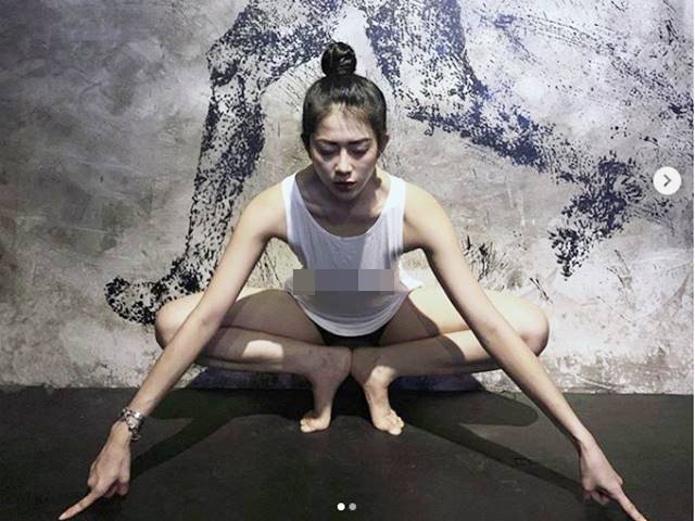 Không trang phục phòng hộ khi đi tập gym, cô gái Việt hot trên Instagram