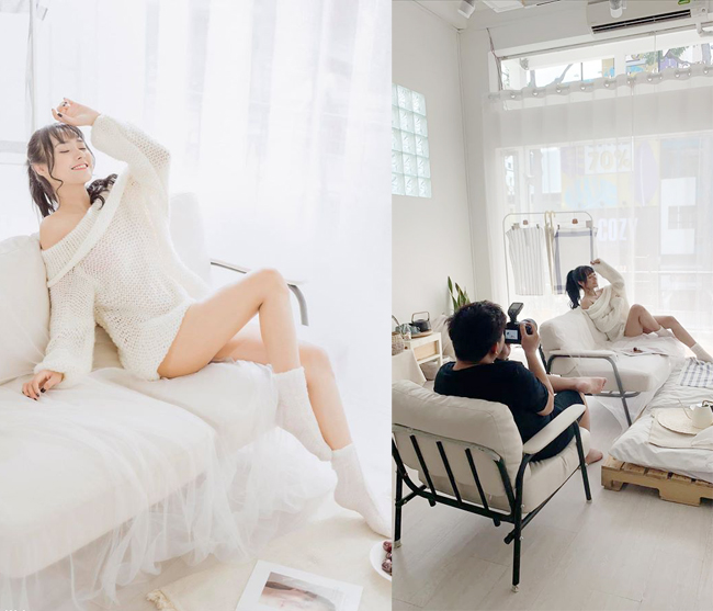 Nữ DJ chia sẻ: &#34;Chụp hình là một đam mê của tôi nên ngay từ khi mới đi chụp ảnh sexy, tôi đã không ngại ngần gì.&#34;