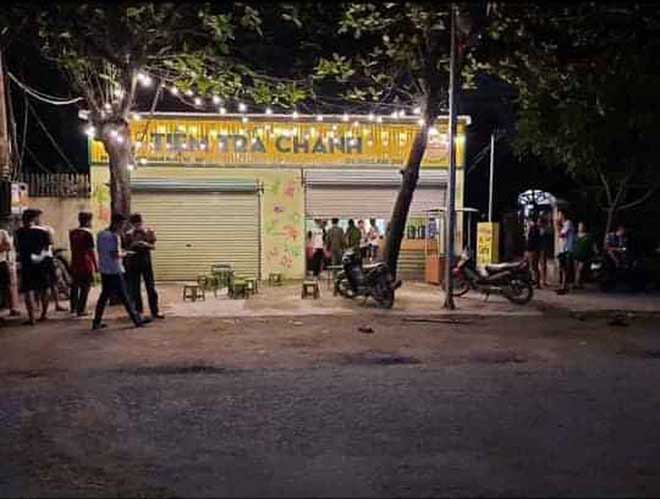 Tiệm trà chanh nơi xảy ra cuộc hỗn chiến khiến 1 người thiệt mạng.