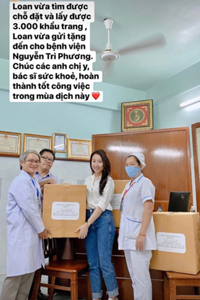 Bạn gái xinh đẹp của Tiến Linh gửi tặng 3000 khẩu trang chống dịch Covid-19 - 1