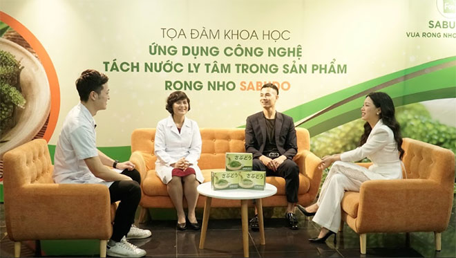 Tọa đàm “Ứng dụng công nghệ tách nước ly tâm trong rong nho Sabudo”