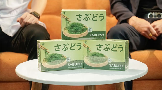 Sản phẩm Sabudo - Vua rong nho Nhật Bản hiện đang được phân phối độc quyền tại F99