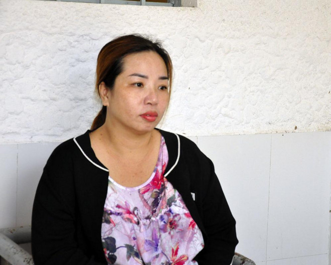 Lâm Thị Tuyết Hồng lúc bị bắt. Ảnh: Công an Cần Thơ