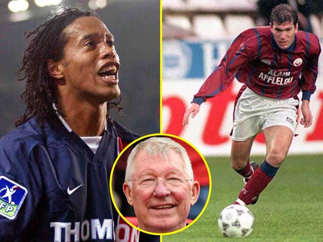 Ronaldinho - Zidane đọ tài ở siêu đội hình “mua hụt” của MU - Sir Alex