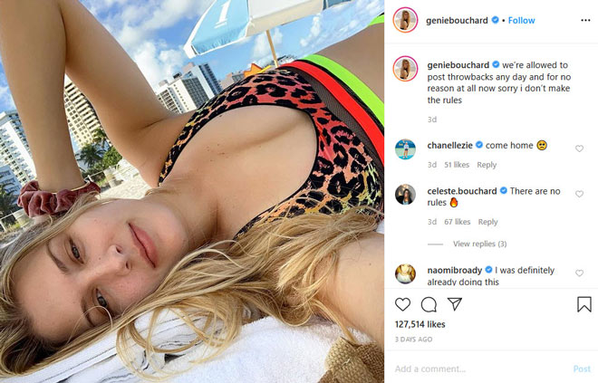 Eugenie Bouchard kêu gọi khán giả dừng gửi email cho mình