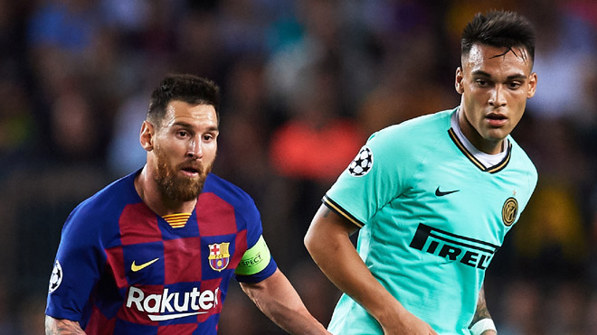 Barca muốn mua Lautaro Martinez từ Inter để thay Luis Suarez trợ chiến Lionel Messi mùa tới
