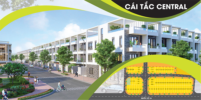 Mặt bằng dự án khu dân cư thương mại Vạn Phát, Cái Tắc, Hậu Giang – Cái Tắc