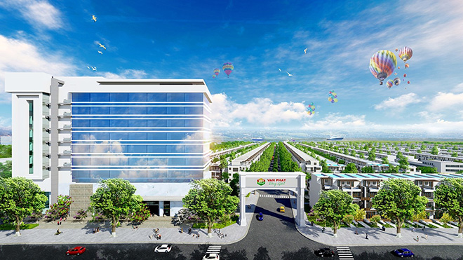 Phối cảnh dự án Vạn Phát Sông Hậu – khu đô thị thủ phủ công nghiệp miền Tây