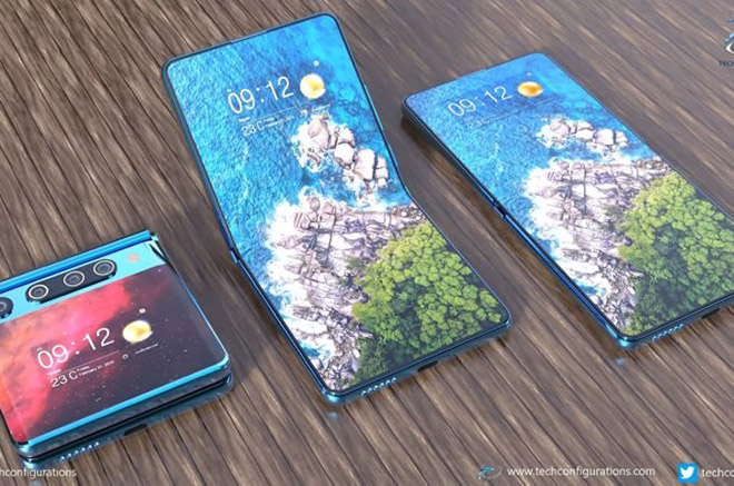 Xiaomi sắp thách thức Galaxy Fold với Mi Alpha Flip - 1