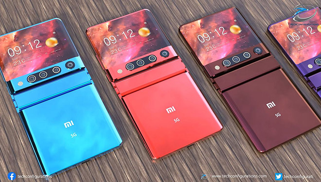 Xiaomi sắp thách thức Galaxy Fold với Mi Alpha Flip - 3