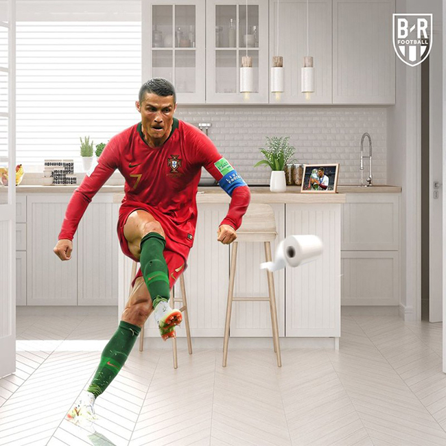 Ronaldo lập hat-trick vào lưới ĐT Tây Ban Nha ở World Cup.