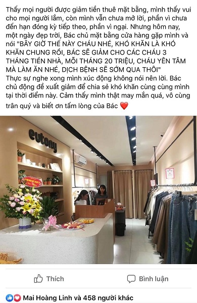 Bài viết của chị Ngọc thu hút hàng trăm lượt quan tâm của mọi người.