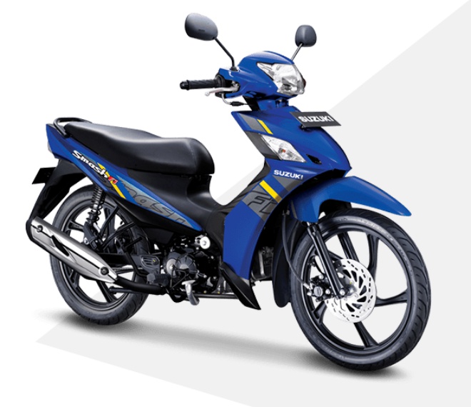 2020 Suzuki Smash Fi màu xanh.