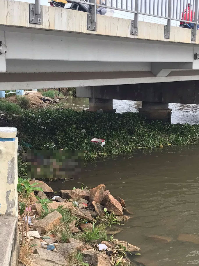 Khu vực sông Sài Gòn nơi phát hiện thi thể người phụ nữ