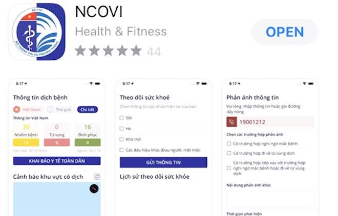 Ứng dụng NCOVI thêm tính năng hỗ trợ kiểm tra sức khỏe - 1