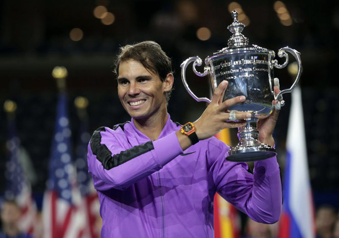 Nadal đang là ĐKVĐ đơn nam của cả Roland Garros và US Open