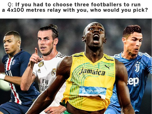 Bóng đá - "Vua tốc độ" làng bóng đá: Ronaldo học Usain Bolt vẫn thua SAO lạ