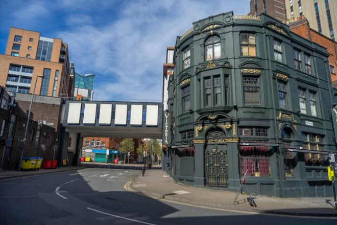 &nbsp;Đường phố ở Birmingham không một bóng người trong mùa đại dịch COVID-19