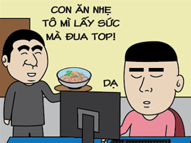 Tranh vui - Bỗng được gia đình quan tâm hết mực trong mùa cách ly dịch "cô vy"