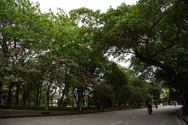 Mọi tuyến phố xung quanh Hà Nội đều trở nên yên tĩnh