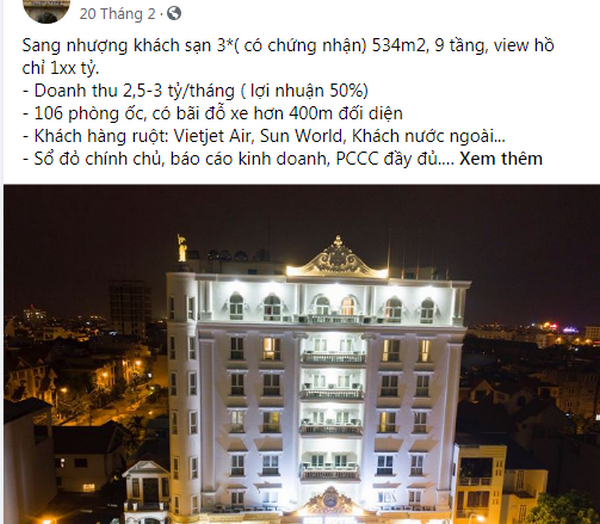 Giữa dịch Covid-19: Rao bán 2 khách sạn hơn 70 phòng với giá 0 đồng tại Hà Nội - 2