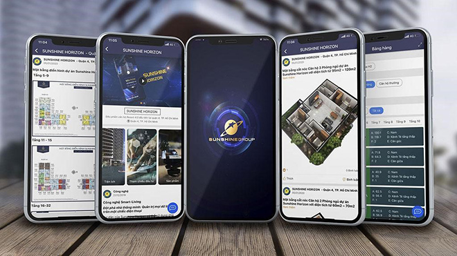 Khách hàng dễ dàng tìm hiểu thông tin, giao dịch các dự án của Sunshine Group thông qua Sunshine App